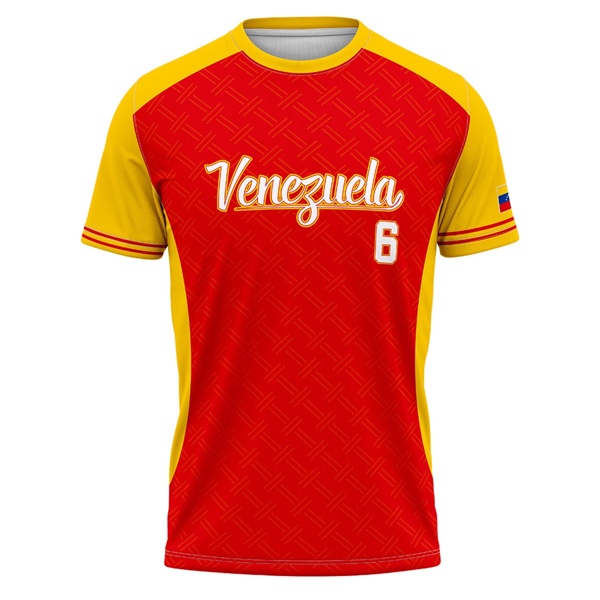 Cooltura Latina Venezuela 2023 Rojo Men T-Shirt Baseball